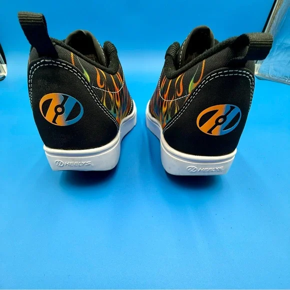 Heelys Black Skate Shoes with Orange Logo - Picture 10 of 11